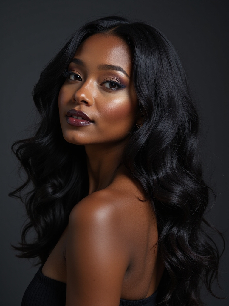 bold black gloss elegance