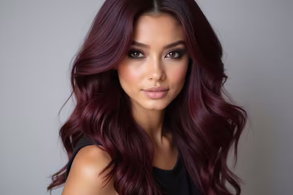 bold burgundy hair trends