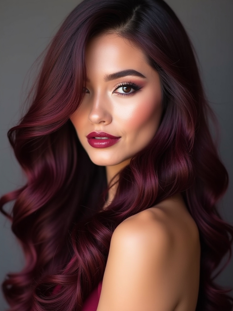 burgundy suits all skin tones