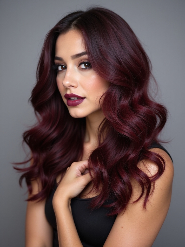 burgundy universal hair color