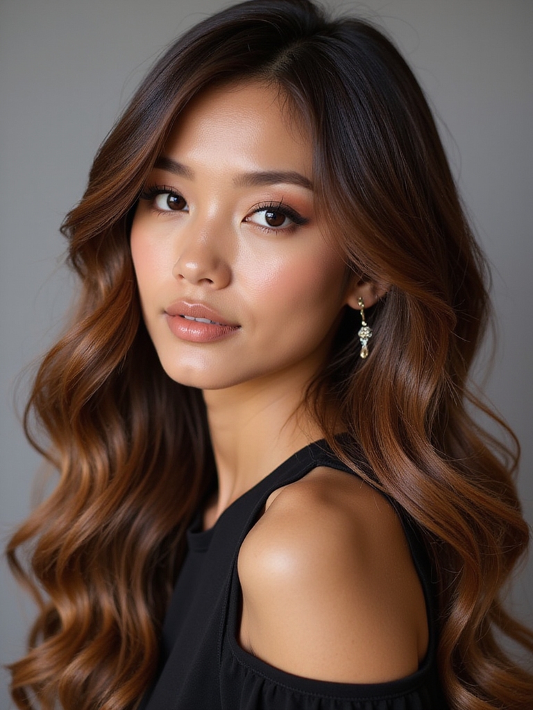caramel warmth enhances elegance
