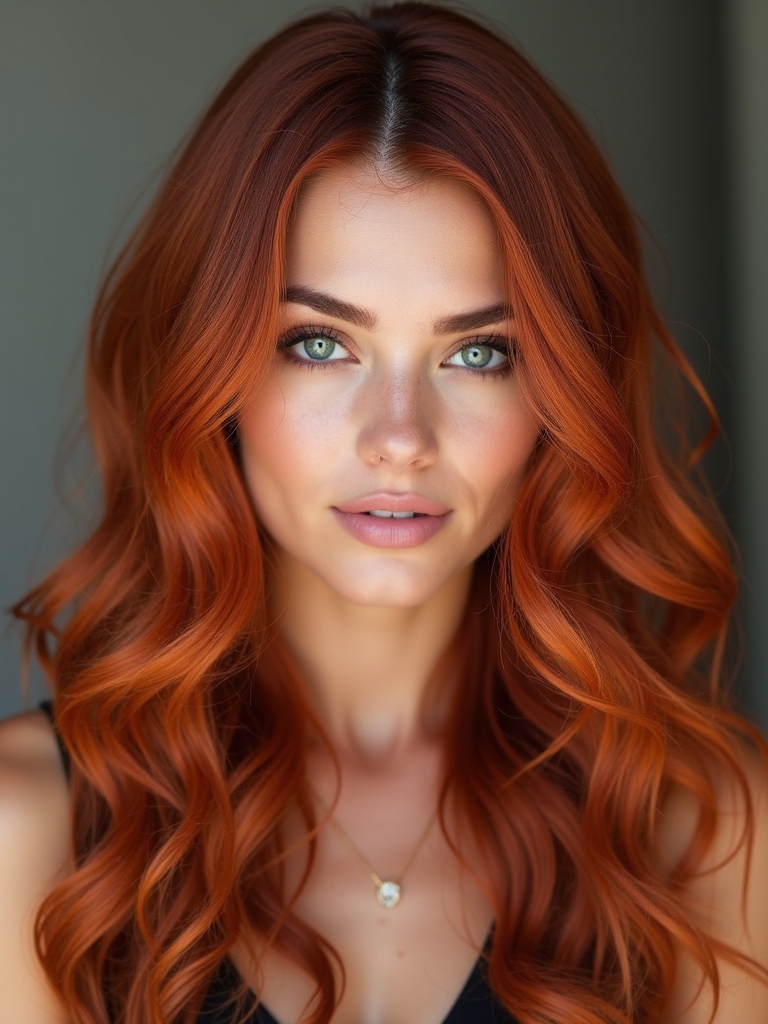 celebrities embrace red copper