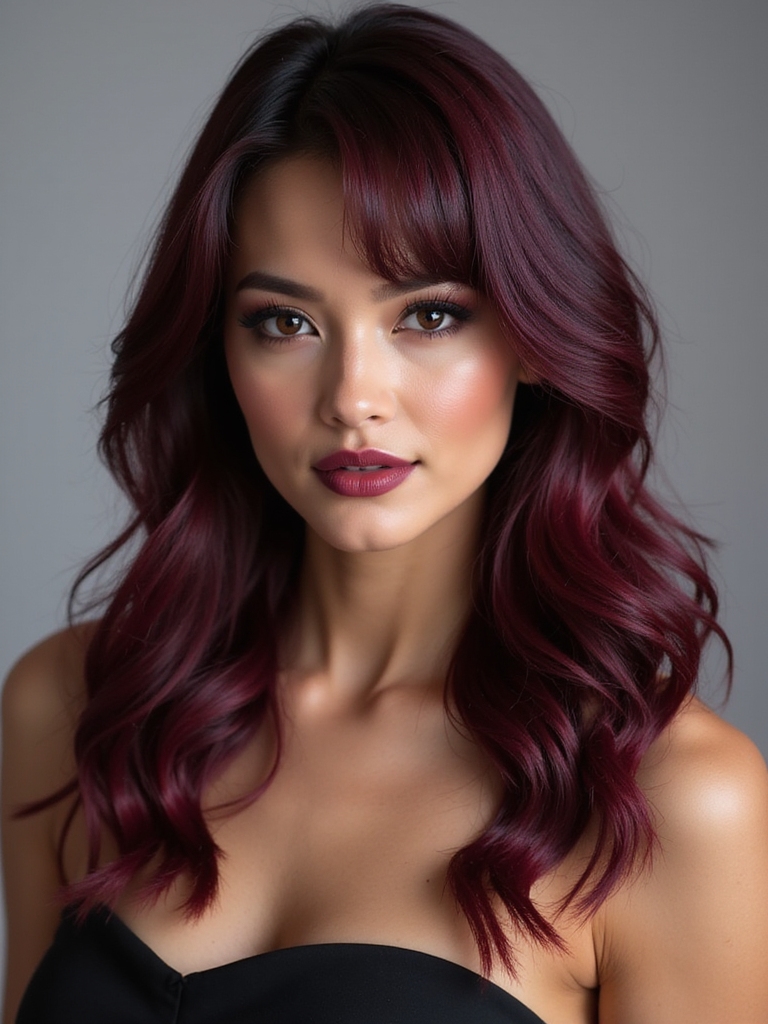 celebrities embrace vibrant burgundy