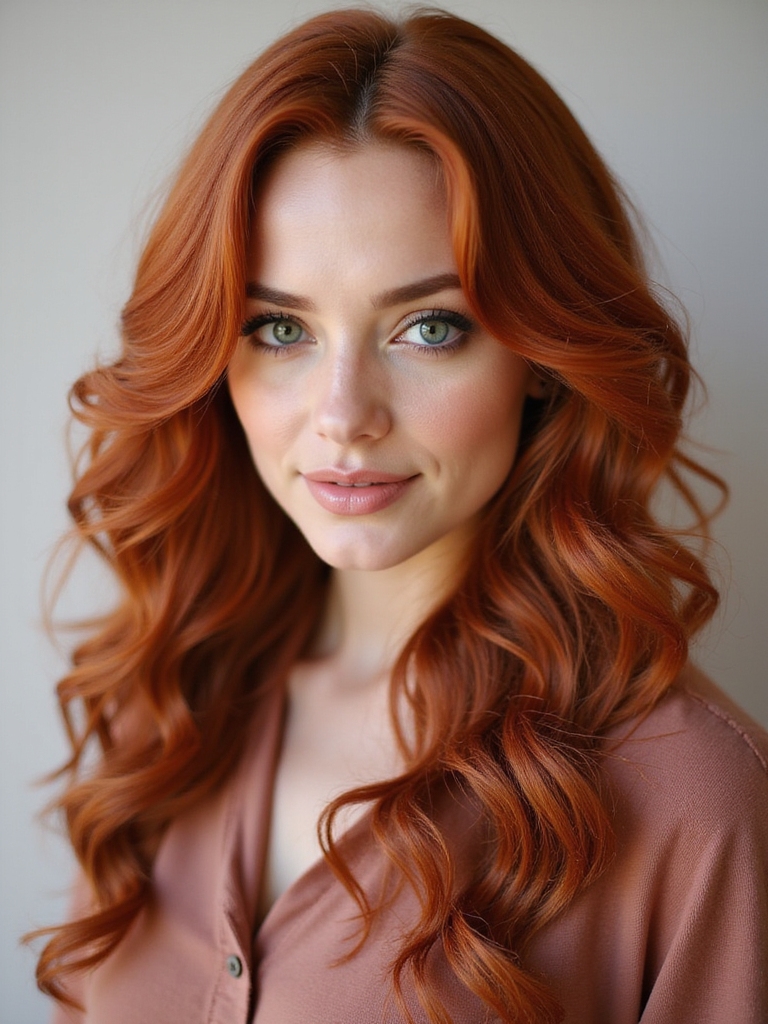celebrity ginger hair inspiration