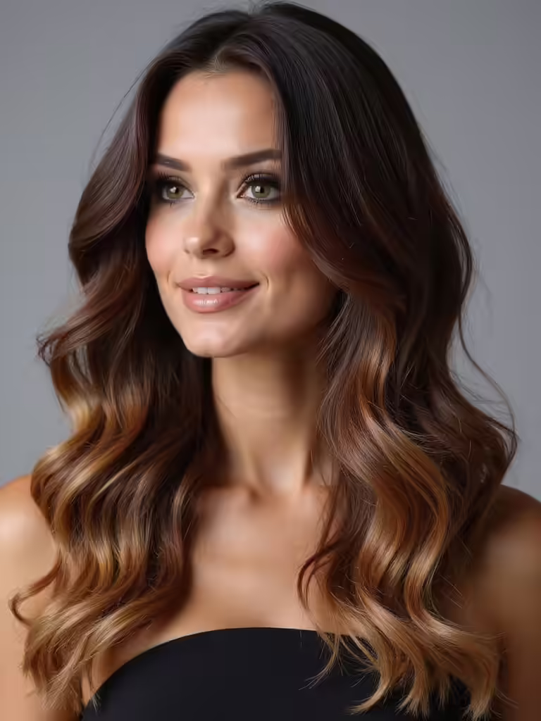 celebrity mocha hair inspirations