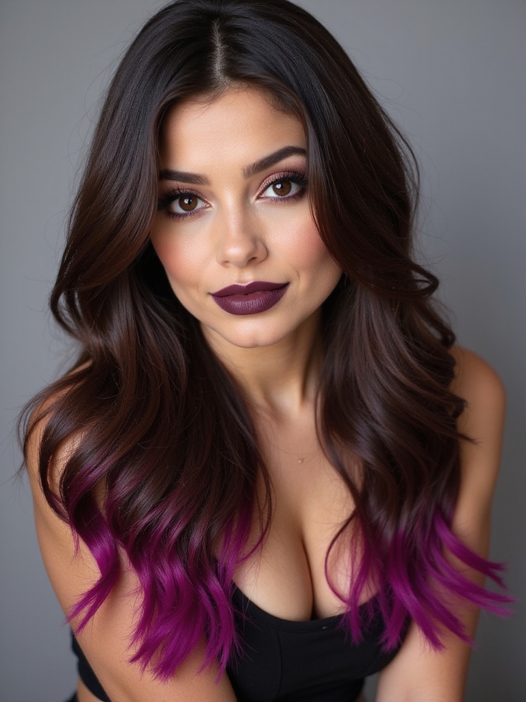 celebrity peekaboo hair trends