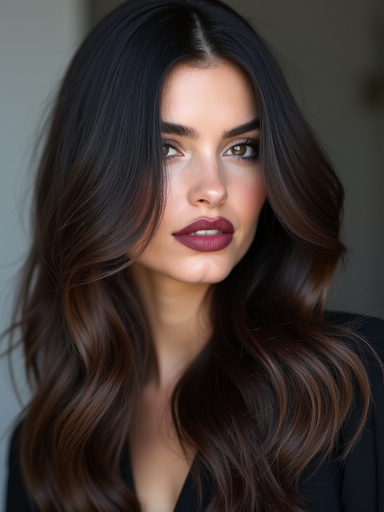 chic charcoal with shimmer
