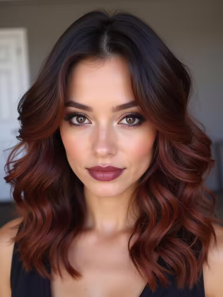 chocolate cherry hair color