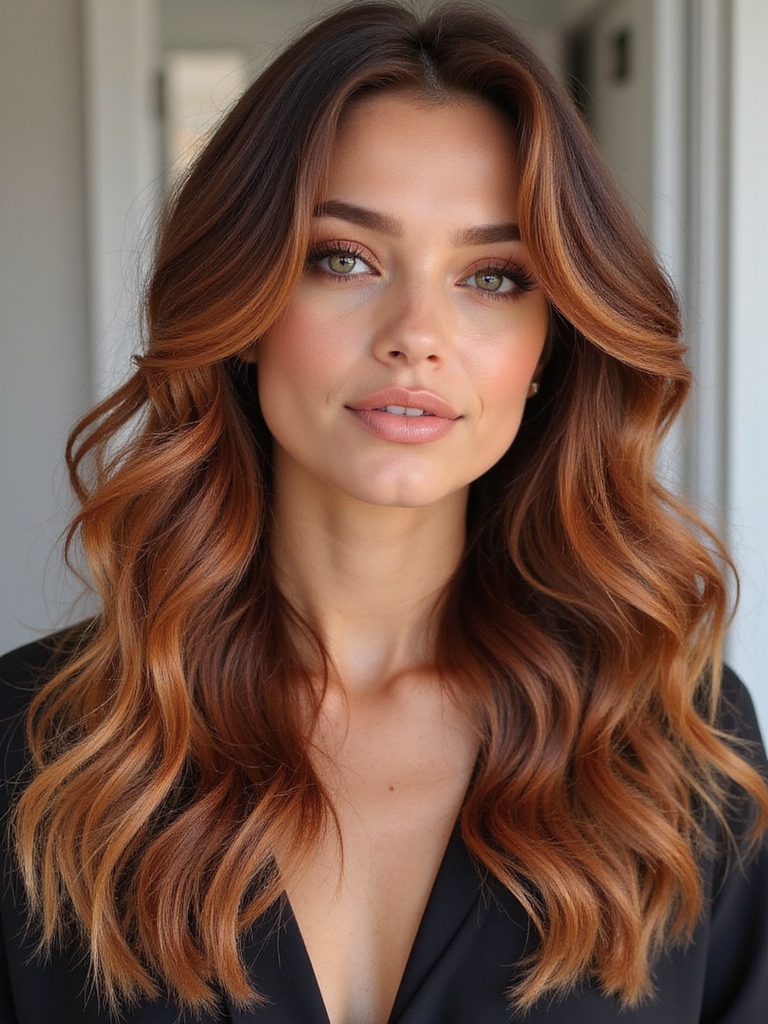 cinnamon brown hair allure