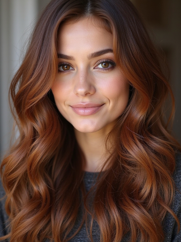 cinnamon brown hair trend