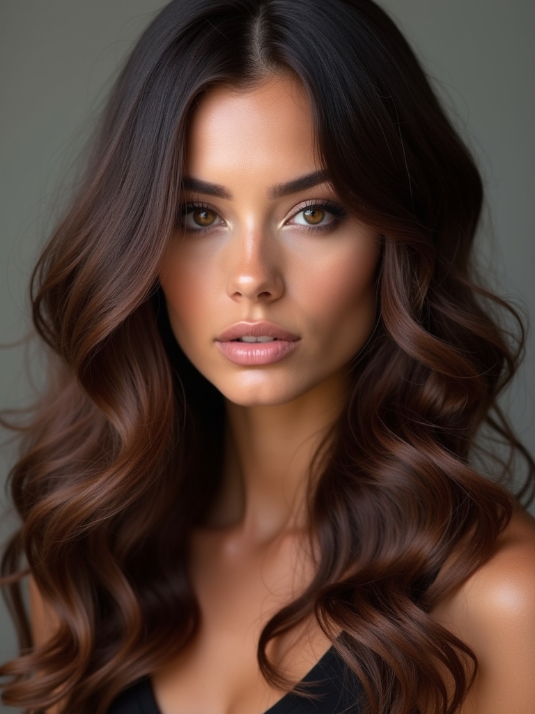 cozy winter hair color