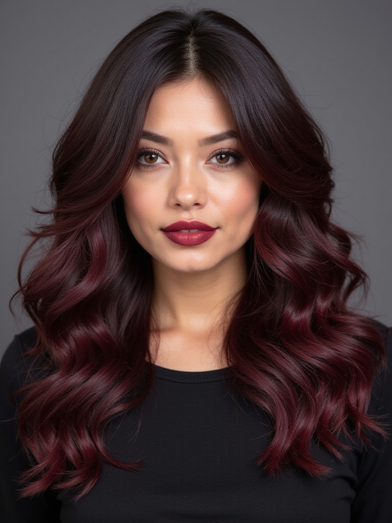 dark mahogany hair allure