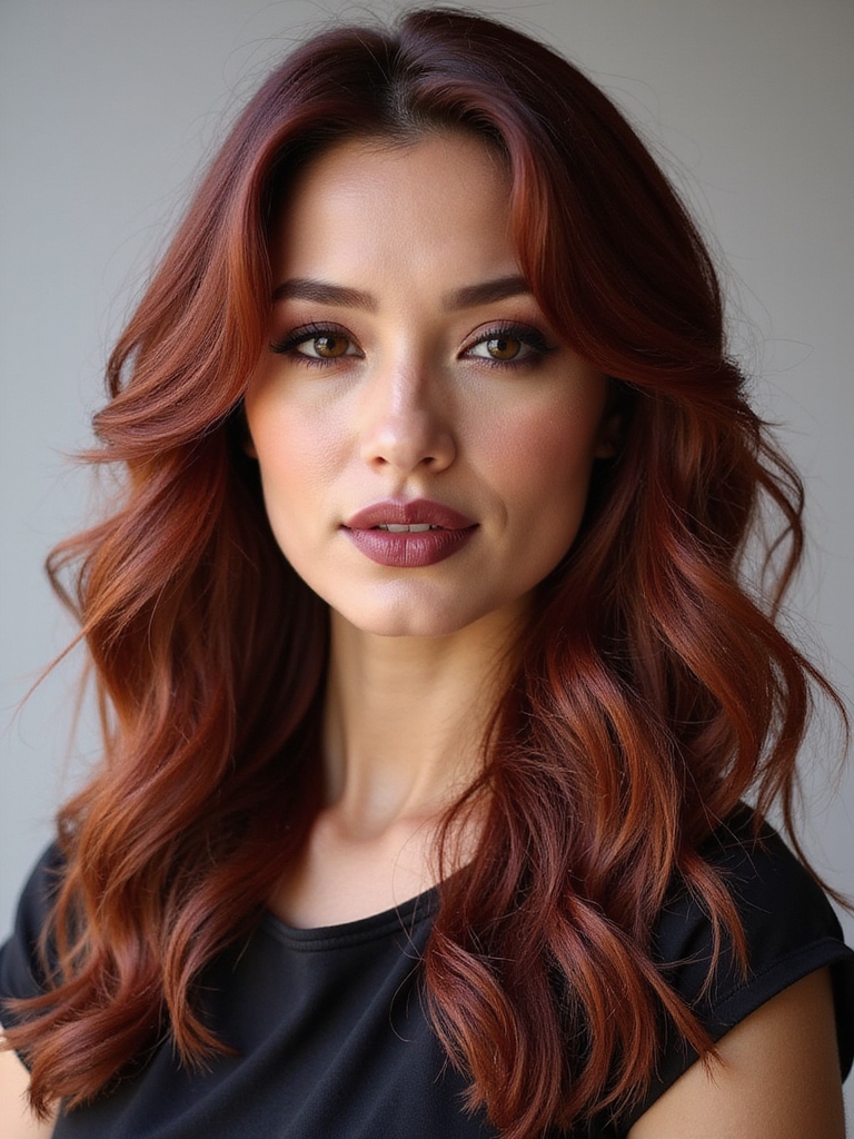 earthy red hair color