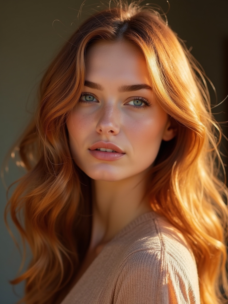 effortless light cinnamon elegance