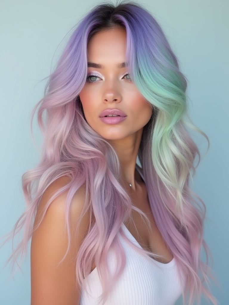 elegant pastel color blending