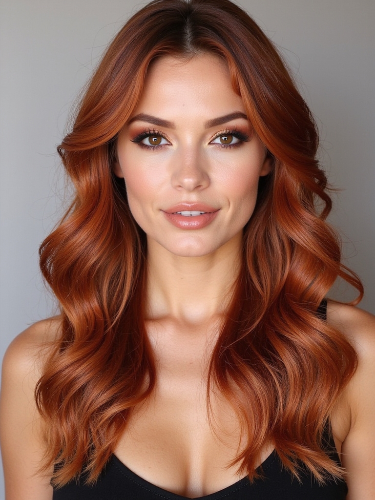 enhance red copper hair