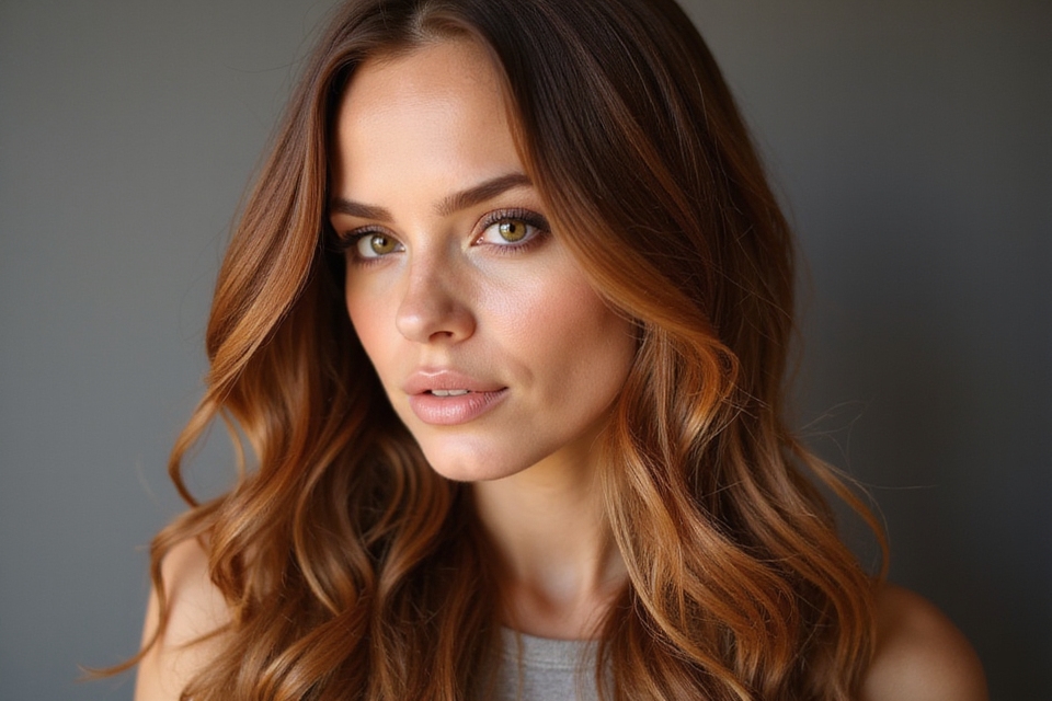 glowing cinnamon brown shades