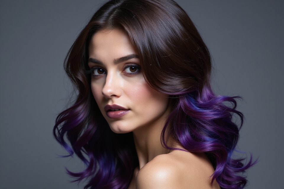 hidden vibrant hair colors