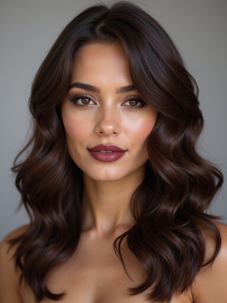indulgent cacao brown hair