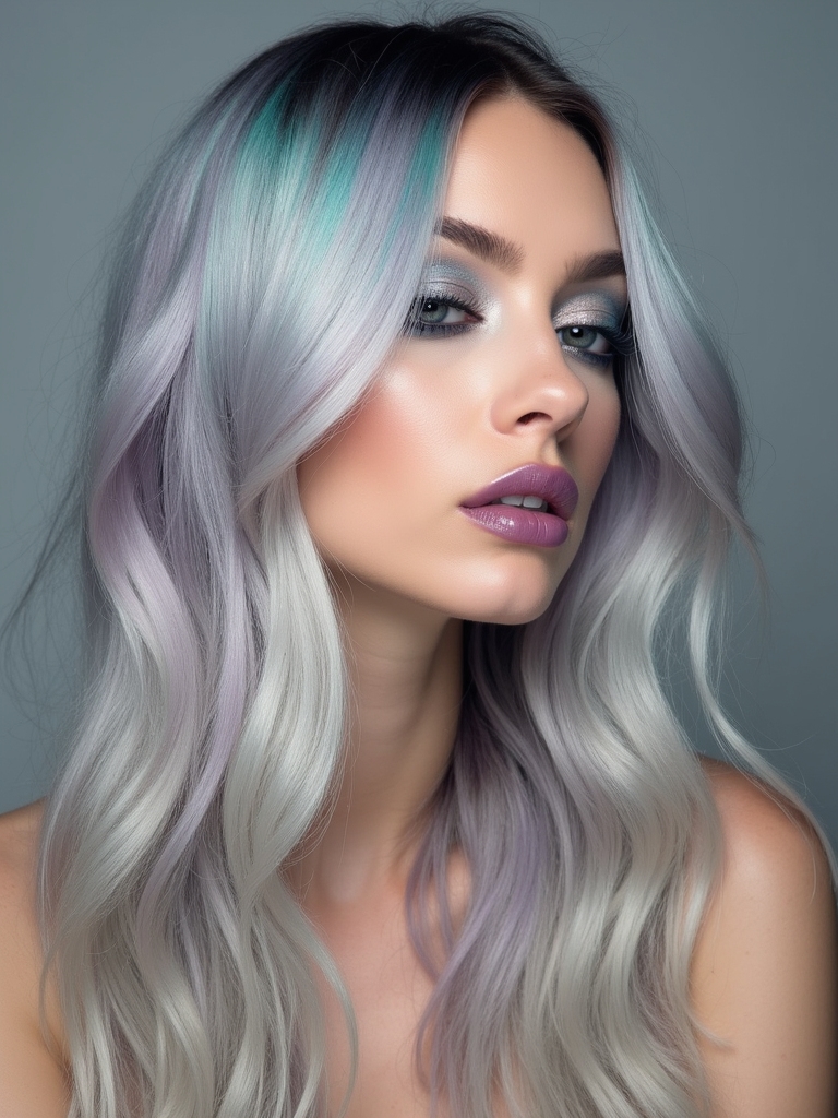 iridescent hair color magic