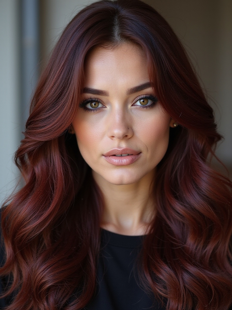 magical warm auburn transformation