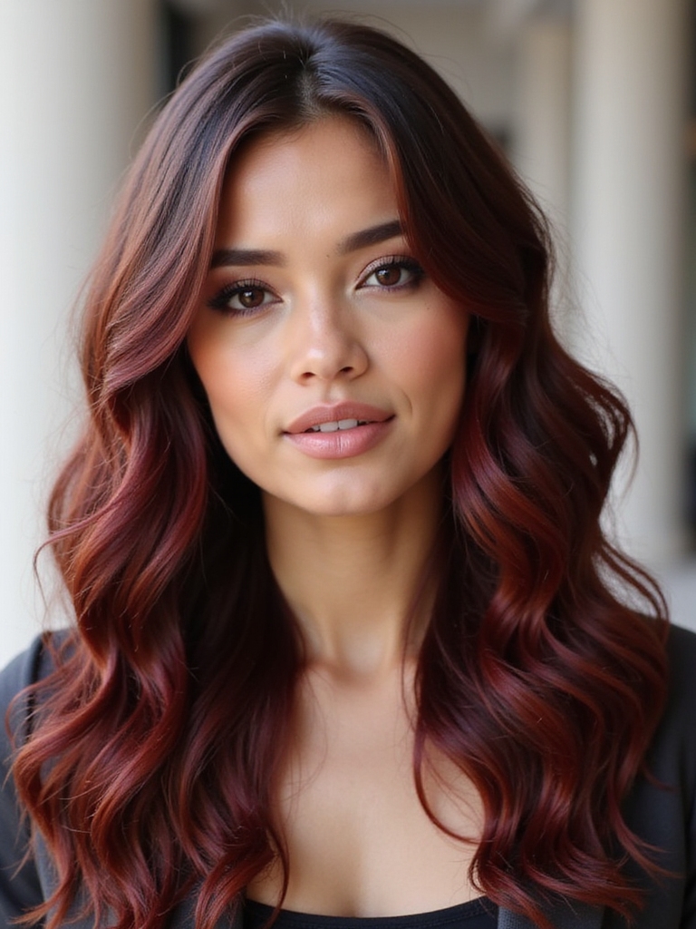 mahogany hair color enhancement