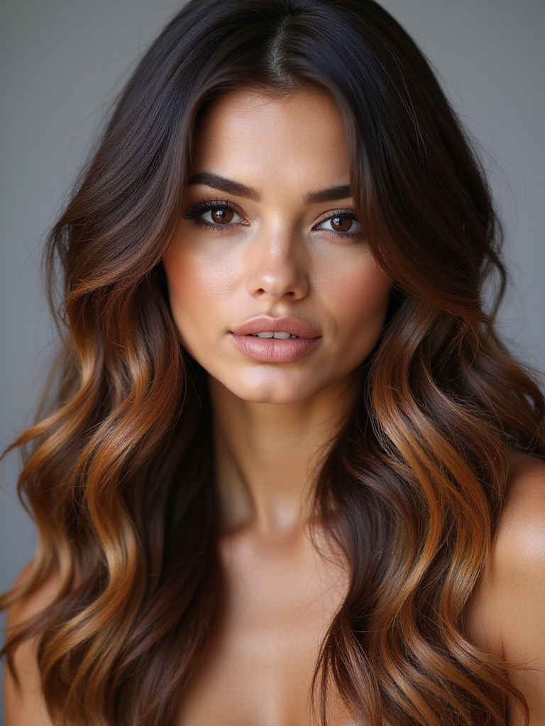 mocha latte hair transformation
