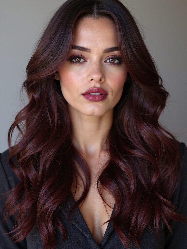 mulled wine hair reflections