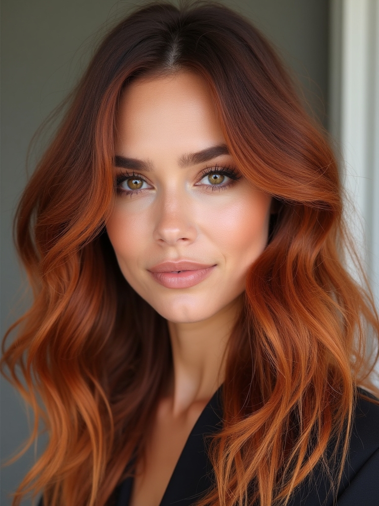 multidimensional auburn hair trends