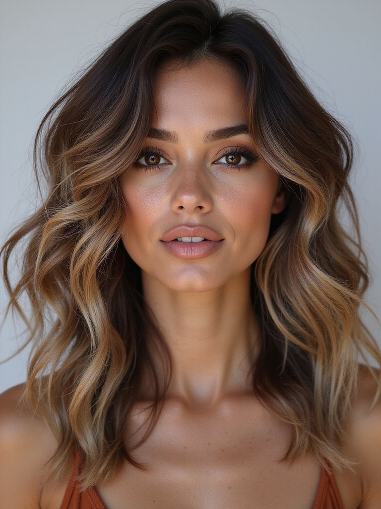 mushroom brown hair tips