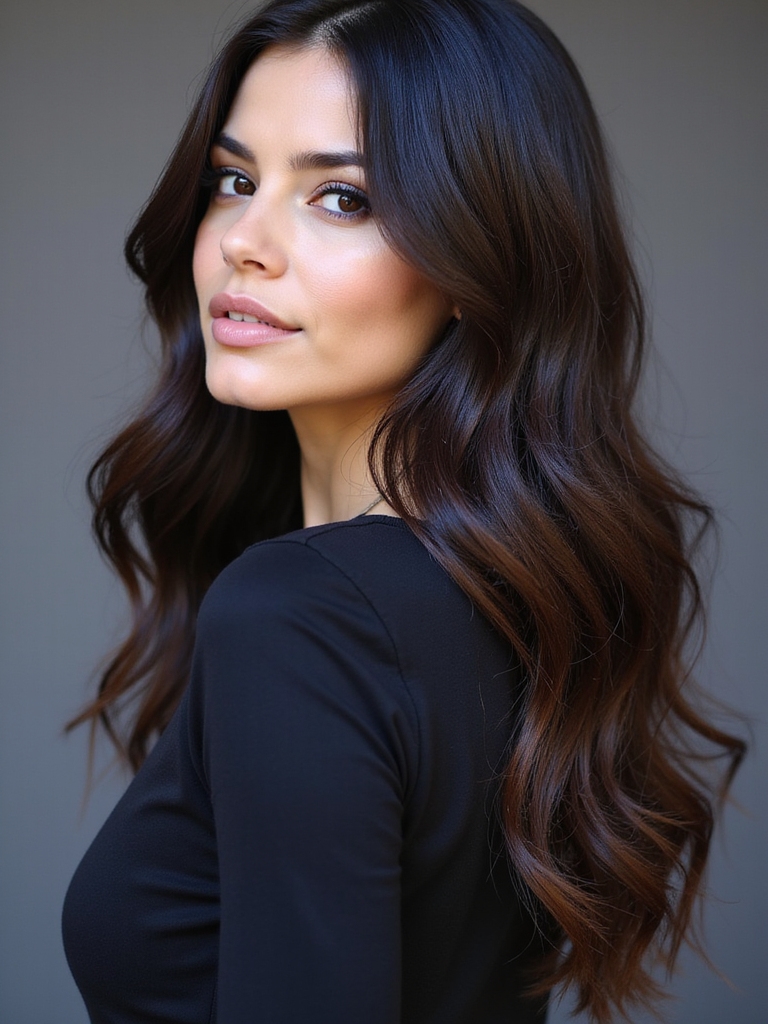 mystical deep blue highlights