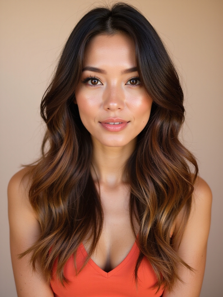 natural highlights with sage
