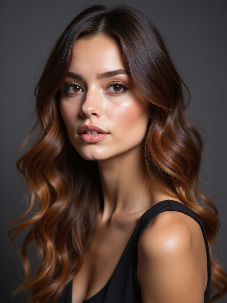 ombre espresso hair transformation