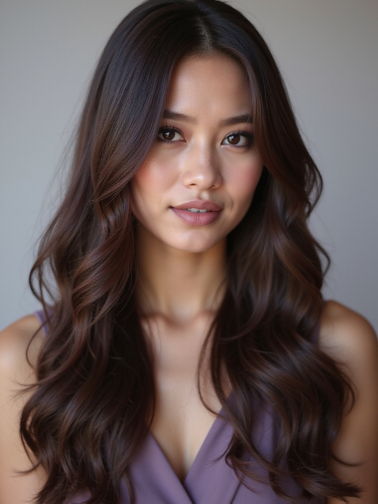 pastel peekaboo hair highlights