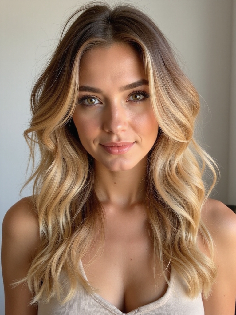 radiant golden blonde transformation