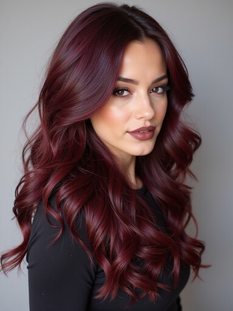 rich cherry hair color