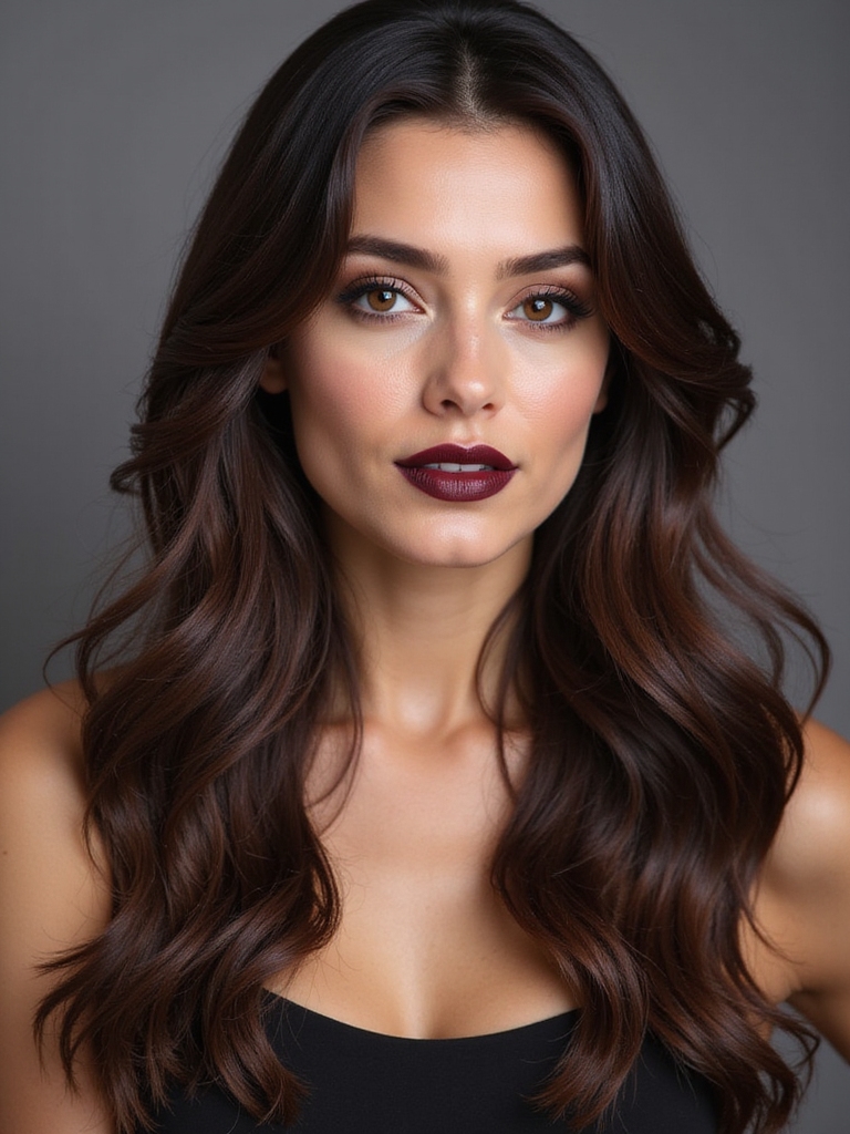 rich espresso hair transformation