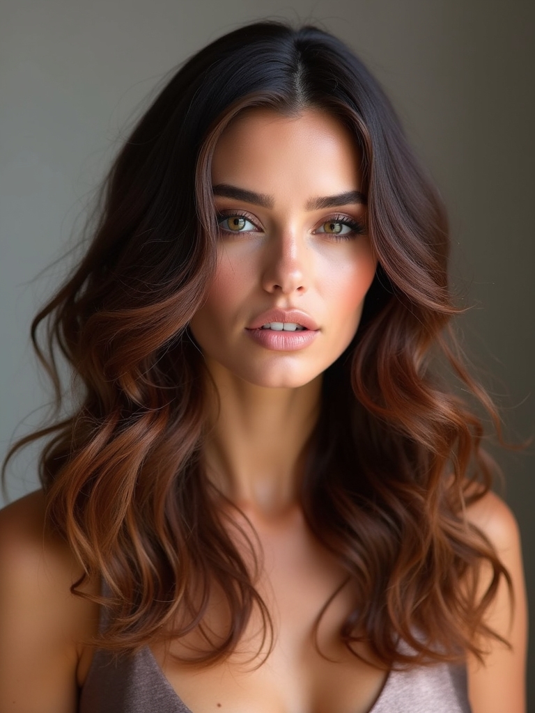 rich warm walnut waves