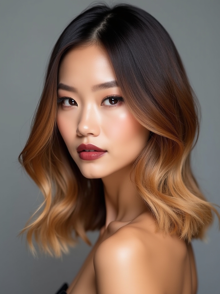 seamless ombre hair technique