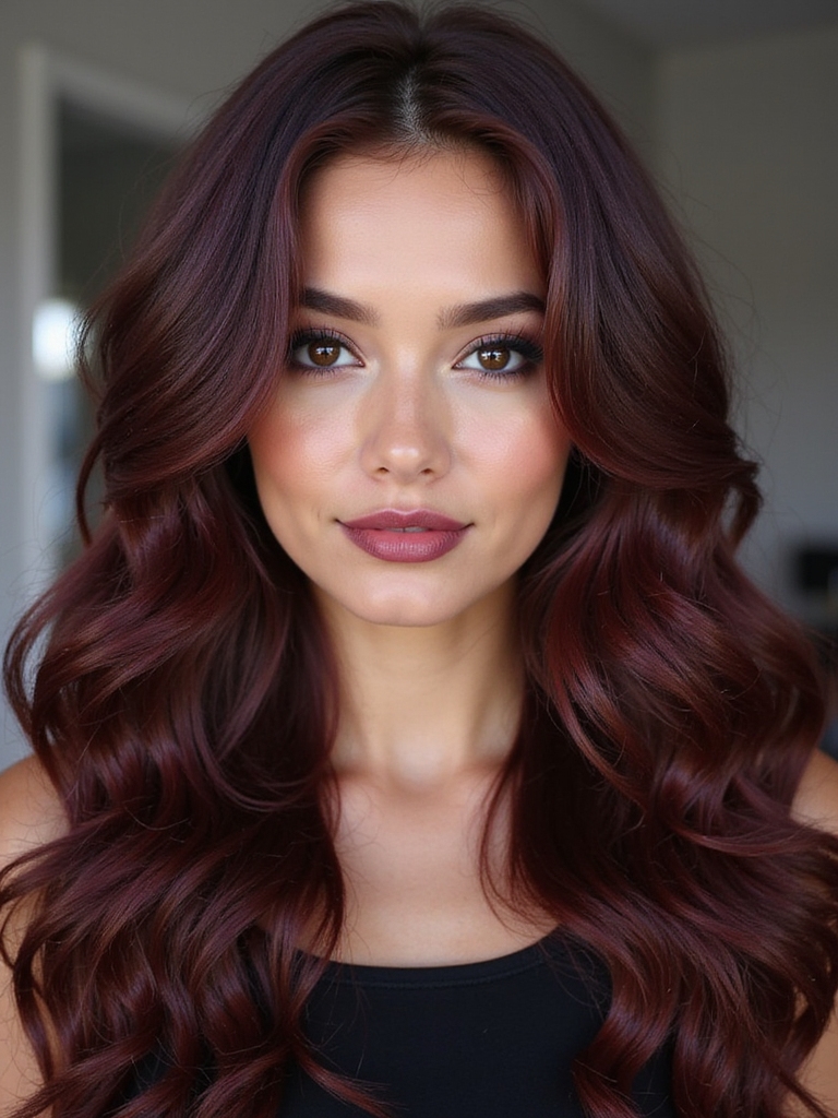 seasonal mahogany hair trends
