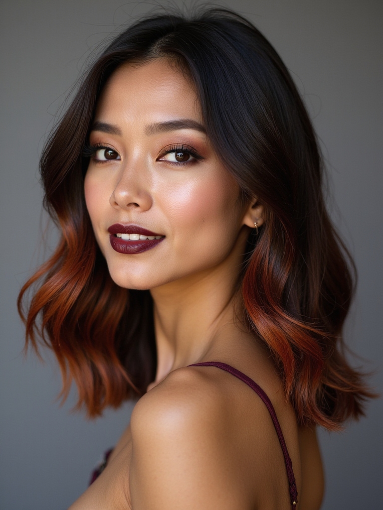 seasonal peekaboo hair colors
