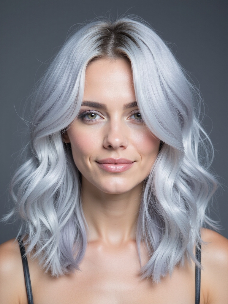 silver hair styling tips