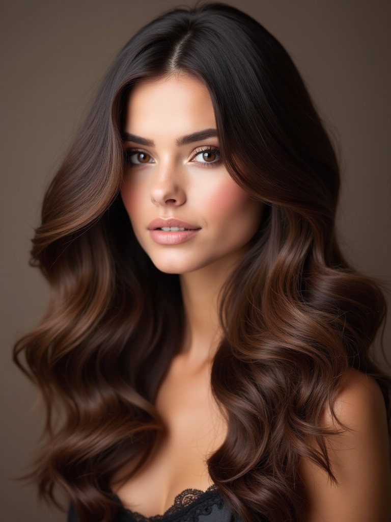 smoky hazelnut hair transformation