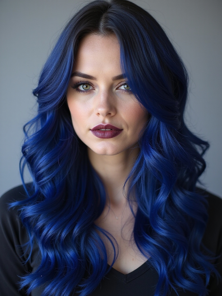 stunning midnight blue elegance
