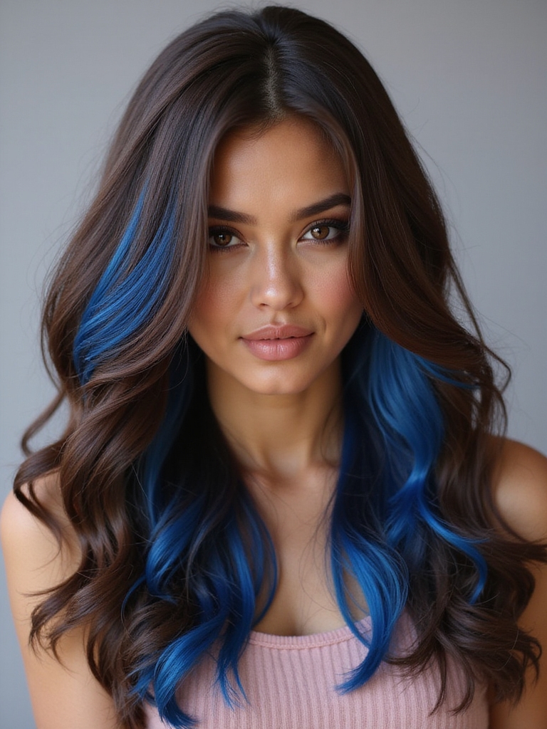 stylish peekaboo hair ideas