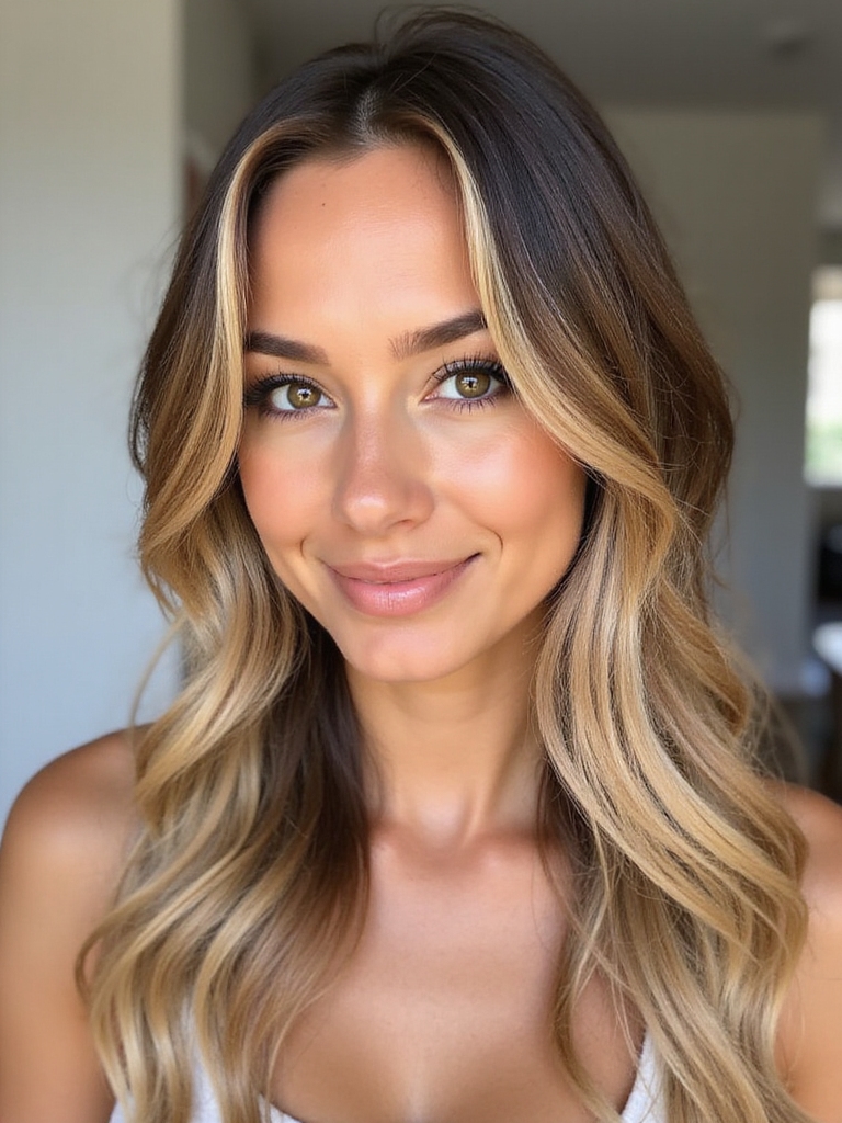 subtle highlights enhance natural glow
