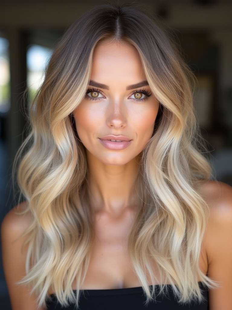 subtle sophisticated beige blonde