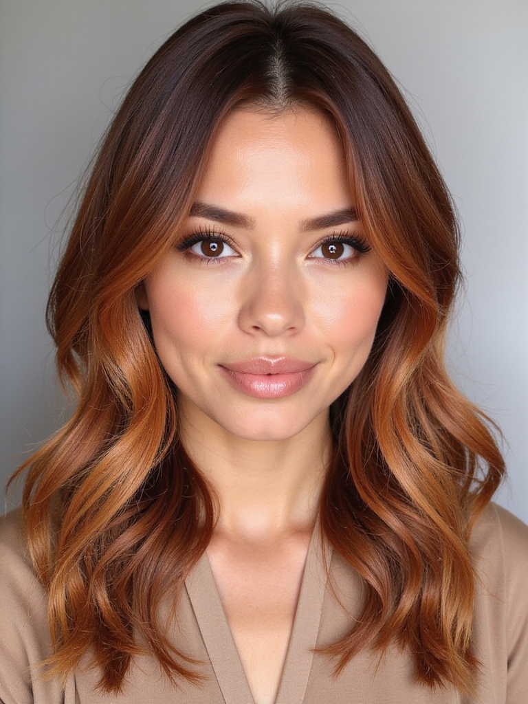 subtle warm hair transformation