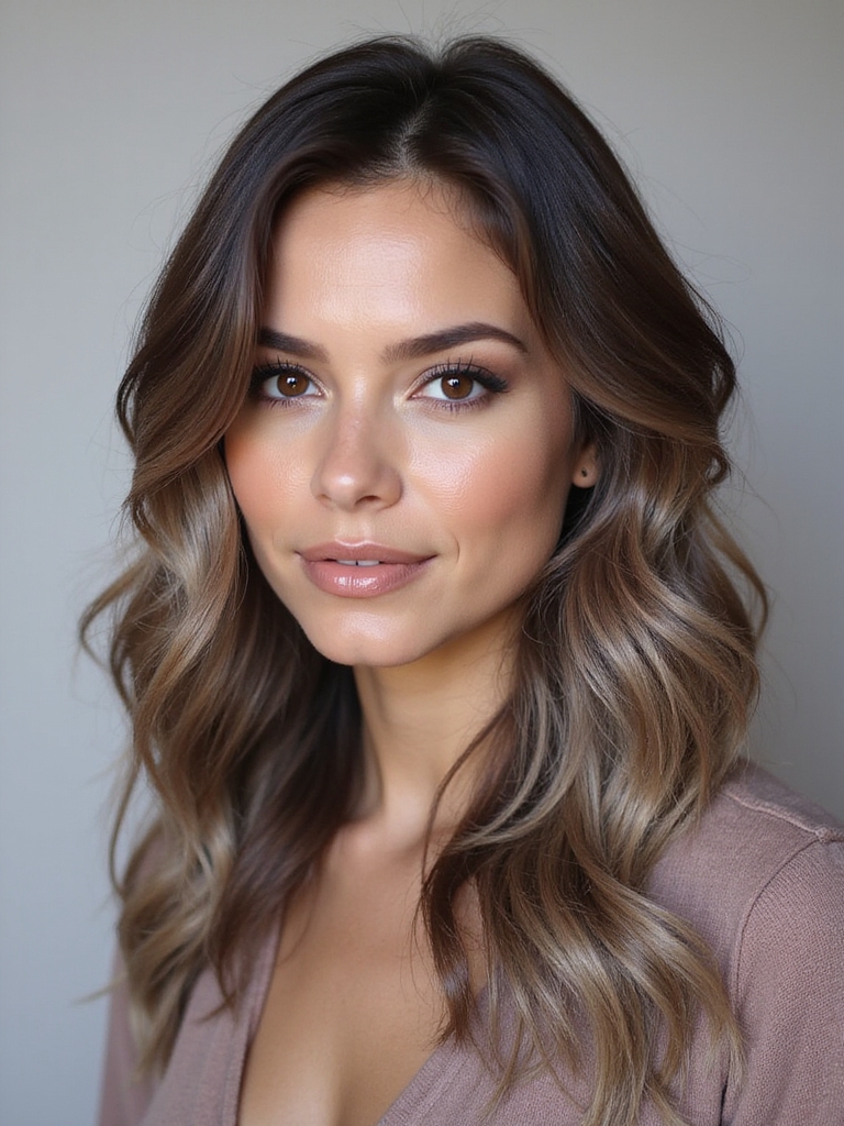 trendy mushroom brown hair