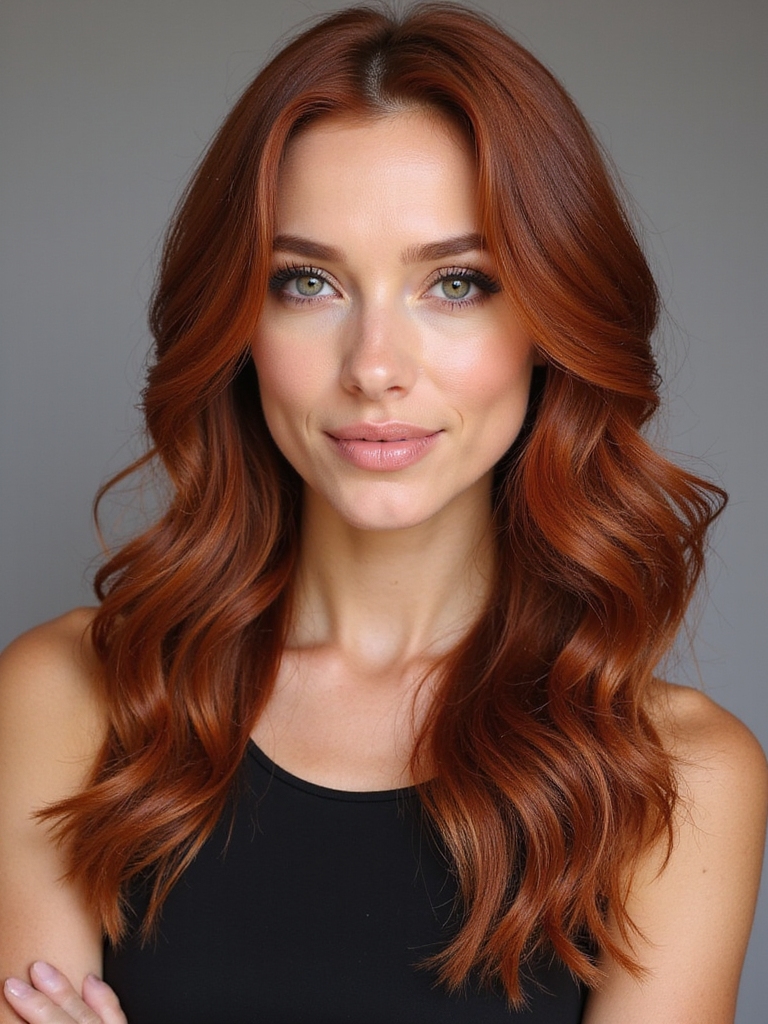 vibrant auburn hair spectrum